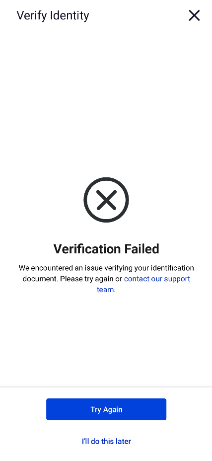 Greenid Verification Failed Tab