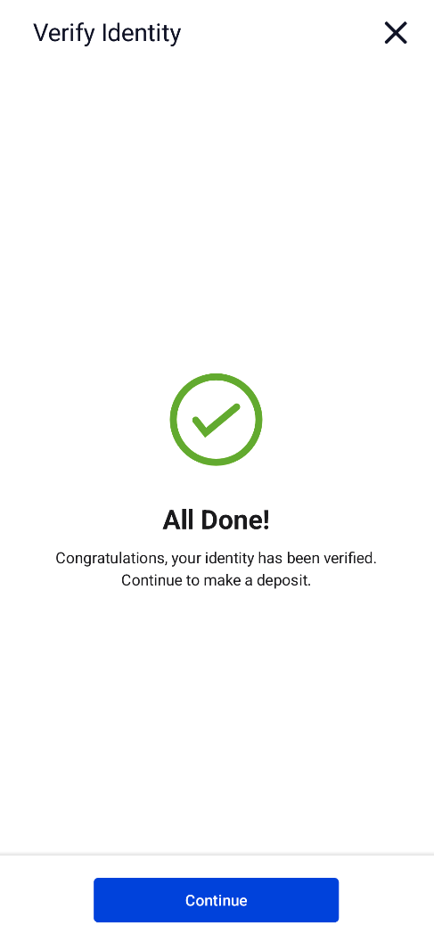 Greenid Verification Successful Tab